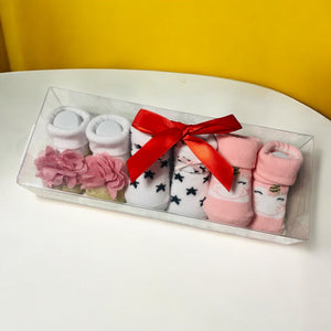 Baby socks 0-9 months (set of 3)