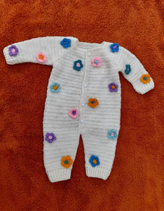 Handmade Romper- Size: 0M-2Years