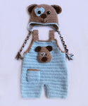 Handmade Crochet Baby Outfit - Size: 0-12M