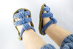 Crochet Baby Boy Sandals (0-12m)