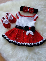 Crochet Baby Girl Dress (Newborn-4Y)