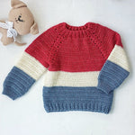 Handmade Crochet Baby Sweater - Size: 0-4 Years