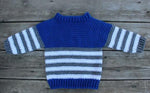 Handmade Crochet Baby Sweater - Size: 0M-4Y