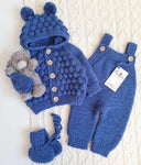 Handmade Outfit (2 Pcs)- Size: 0-24 Months