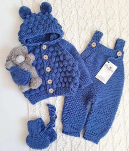 Handmade Outfit (2 Pcs)- Size: 0-24 Months