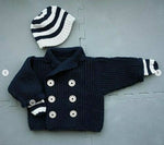 Handmade Crochet Baby Boy Outfit - Size: 0M-4Y