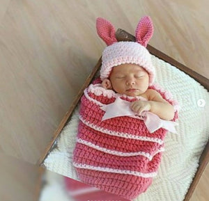 Handmade Crochet Cocoon - (0-12M)