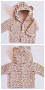 Handmade Cozy Baby Hoodie (Newborn-4Y)