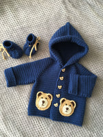 Handmade hoodie and shoes (0-4 Years)