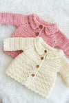 Crochet Baby Sweater (0-6 Months)