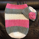 Handmade Crochet Baby Cocoon