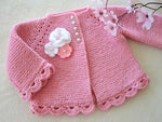 Handmade Baby Girl Cardigan - (0M-4Y)