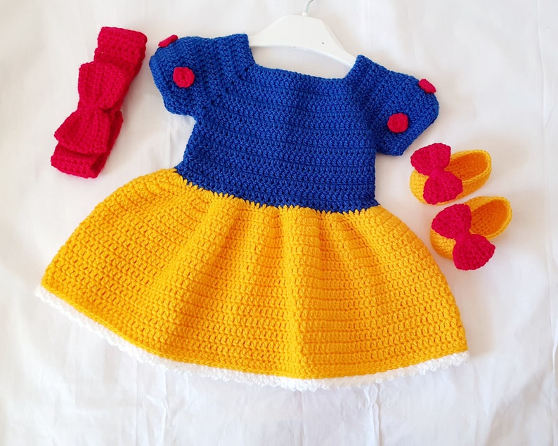 Crochet Baby Girl Dress (Newborn-2Y)